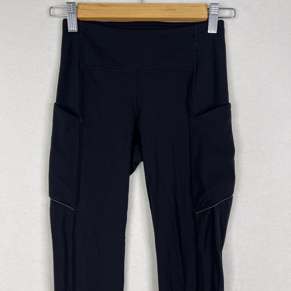 Lululemon Black Speed Up Tight 28" Full On Luxtreme Size 2 - Picture 3 of 15